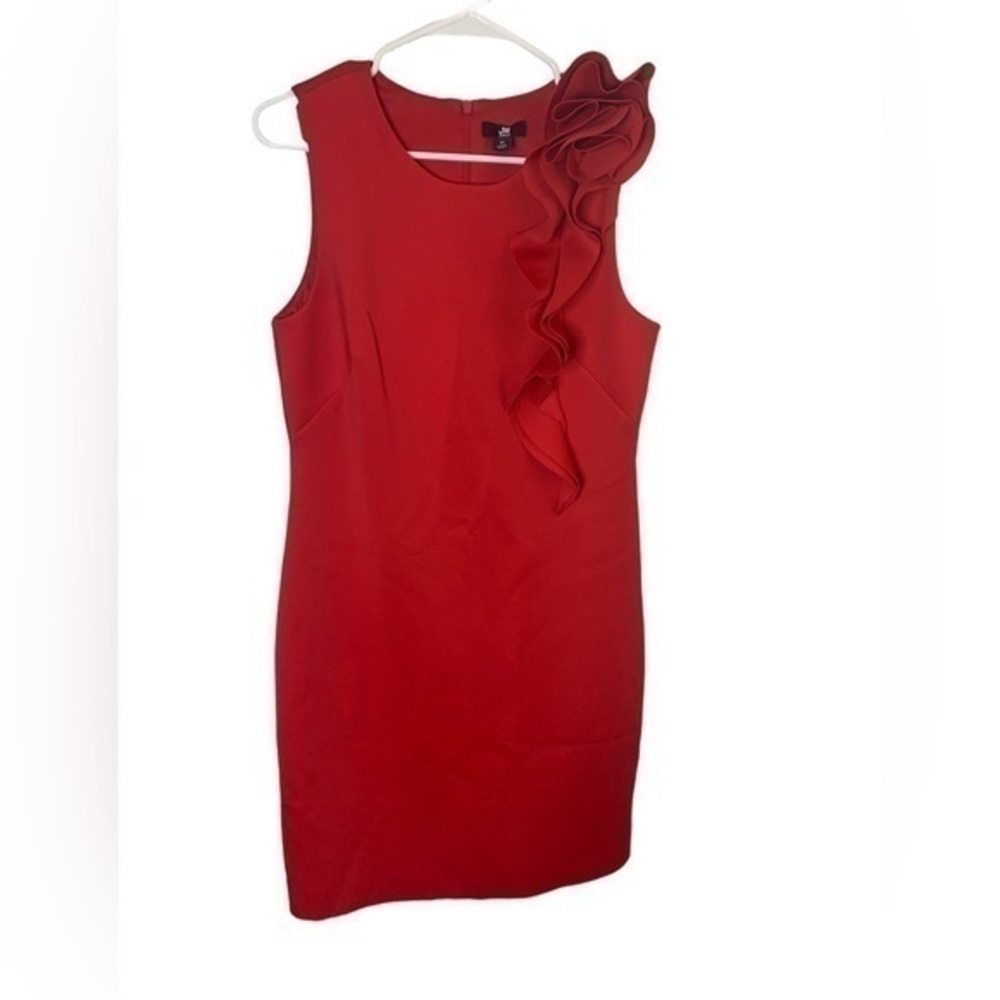 Jason Wu Deep Red Mini Dress Size Medium . - Picture 3 of 7